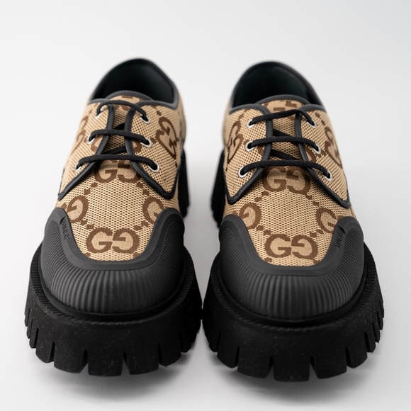 size 12.5G / 13 US Gucci Supreme Maxi GG Lace Up Jacquard Chunky - Picture 2 of 12